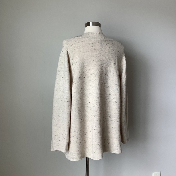 Eileen Fisher Organic Cotton Wool Blend Open Knit Cardigan Sweater MSRP$268 - Picture 10 of 16